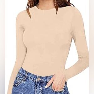 SKIMS Fits Everybody Long Sleeve Bodysuit NWT M